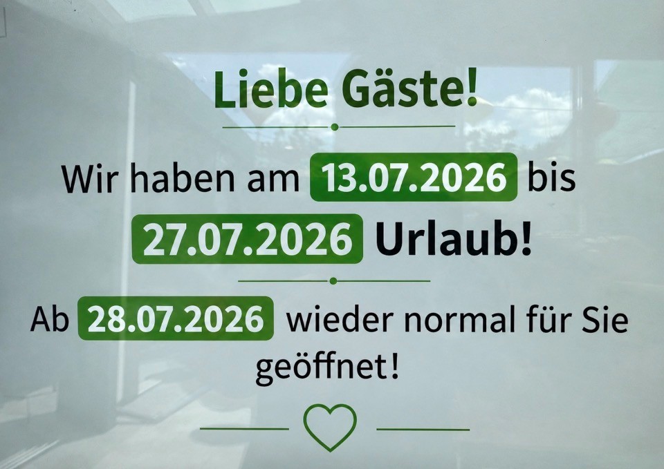 Betriebsurlaub